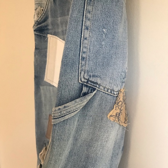Free People Patchwork Carpenter Jeans - Picture 6 of 13